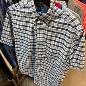 Towncraft Men's Casual Plaid Button-Down Shirt